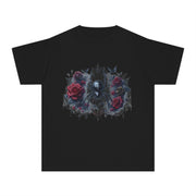 Gothic Spider Youth Tee - Cool Graphic Shirt for Teens, Alternative Fashion, Halloween Costume, Unique Gift, Everyday Wear