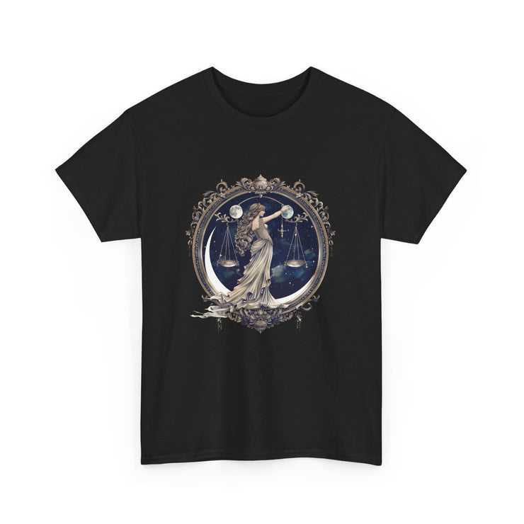 Moonlit Goddess Tee - Ethereal Cotton Shirt, Unisex T-Shirt, Celestial Graphic Tee, Bohemian Style Top, Vintage Art Apparel