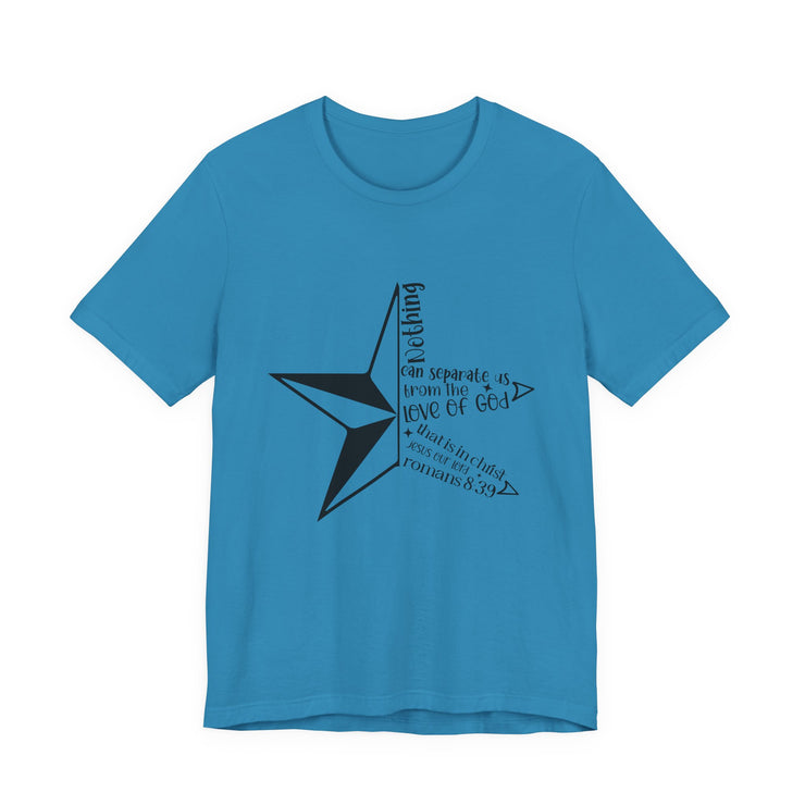 Inspirational Star Graphic Tee | Motivational Unisex Jersey Shirt, Casual Wear, Gift for Friends, Christian Design