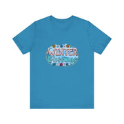Winter Blessings Unisex Jersey Tee, Cozy Winter T-shirt, Holiday Gift, Seasonal Apparel, Comfortable Casual Wear