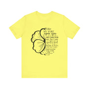 Inspirational Floral Tee | Faith-Based Motivational Shirt, Everyday Casual Wear, Gift for Friends, Church Events, Christian Design