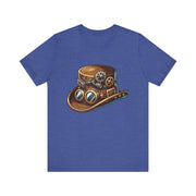 Steampunk Hat Tee, Steampunk T-Shirt, Retro Graphic Tee, Gift for Nerds, Cosplay Costume Top