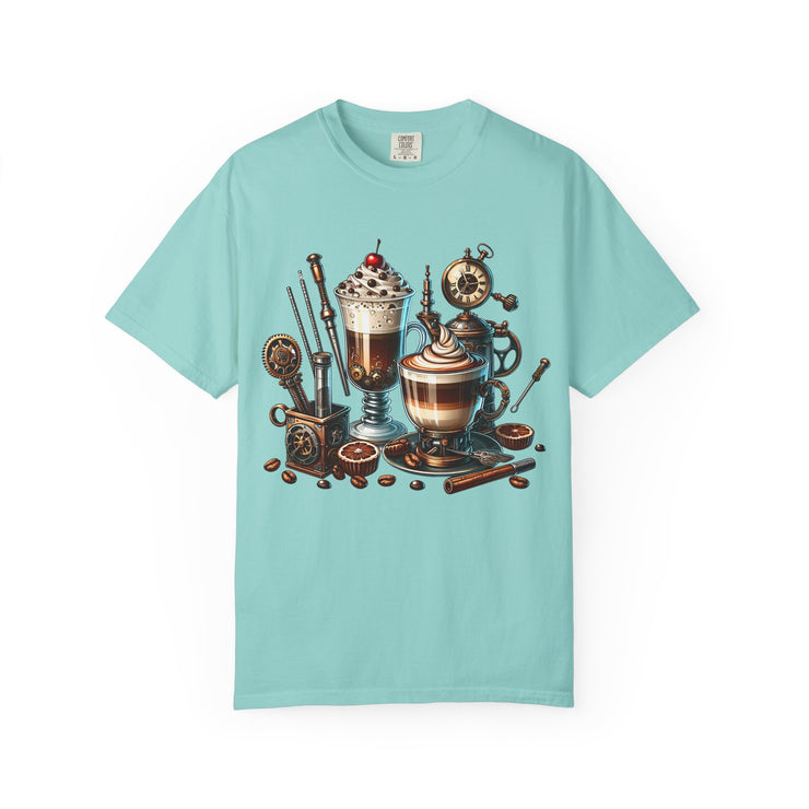 Coffee Lovers Unisex T-shirt, Cozy Café Style, Gift for Baristas, Perfect for Birthdays, Fun Beverage Art Tee