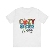 Cozy Winter Vibes Tee, Unisex Christmas T-Shirt, Holiday Gift, Winter Apparel,