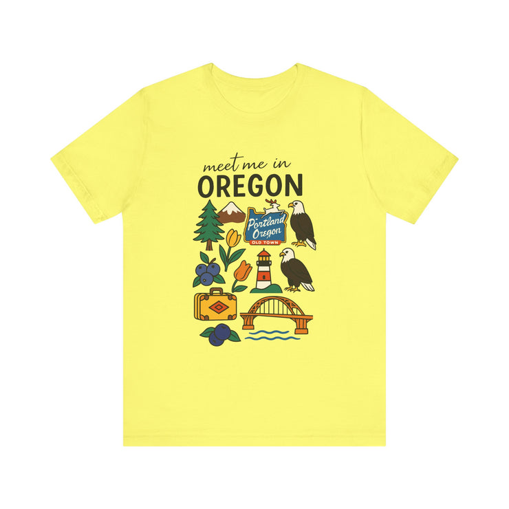 Oregon State Pride Tee, Explore Oregon T-Shirt, Travel Souvenir Shirt, USA States Design