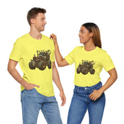 Rustic Tractor Graphic Tee, Farm Life Apparel, Unisex Jersey Tee, Country Style Shirt, Gift for Farmers, Car Design