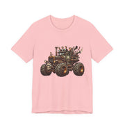 Rustic Tractor Graphic Tee, Farm Life Apparel, Unisex Jersey Tee, Country Style Shirt, Gift for Farmers, Car Design