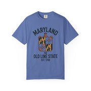 Maryland Pride Unisex Garment-Dyed T-shirt, Vintage Maryland Shirt, Maryland State Pride Tee, Gift for Marylanders, USA States Design
