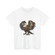 Eagle Graphic Tee, Unisex Heavy Cotton Shirt, Animal Lover Gift, Nature T-Shirt, Wildlife Apparel, Casual Daily Wear