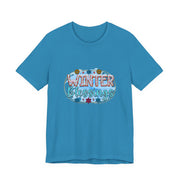 Winter Blessings Unisex Jersey Tee, Cozy Winter T-shirt, Holiday Gift, Seasonal Apparel, Comfortable Casual Wear