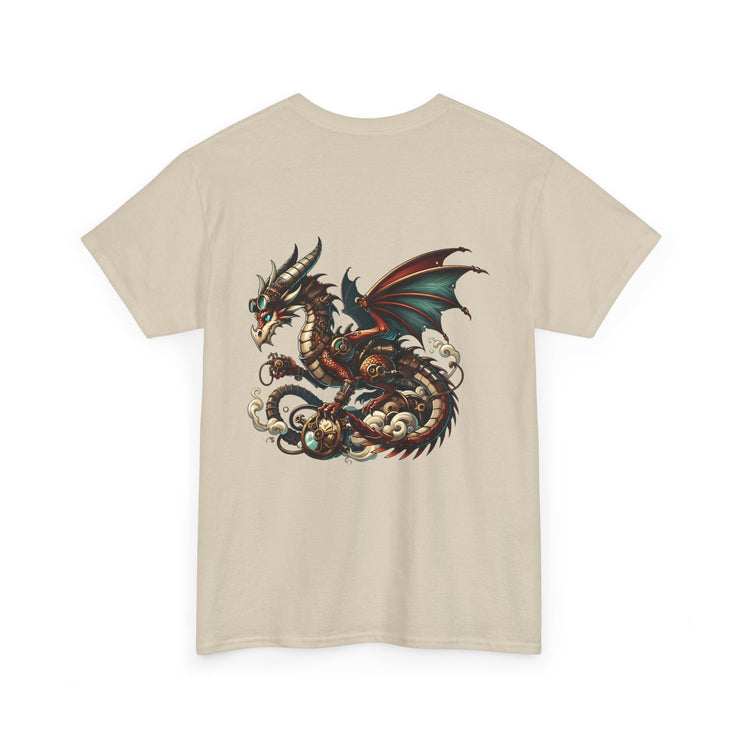 Dragon Graphic Tee, Unisex Cotton T-Shirt, Fantasy Shirt, Gift for Gamers, Cool Casual Wear, Dragon Lover Apparel
