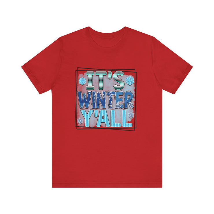 Winter Wonderland Unisex Tee, Cozy Winter Shirt, Holiday Gift for Friends, Seasonal Apparel, Cute Winter Graphic Tee