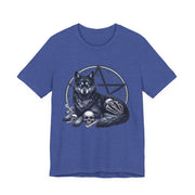 Gothic Wolf Tee | Unisex Graphic Shirt, Casual Outfit, Halloween Gift, Spooky Style, Animal Lover Apparel