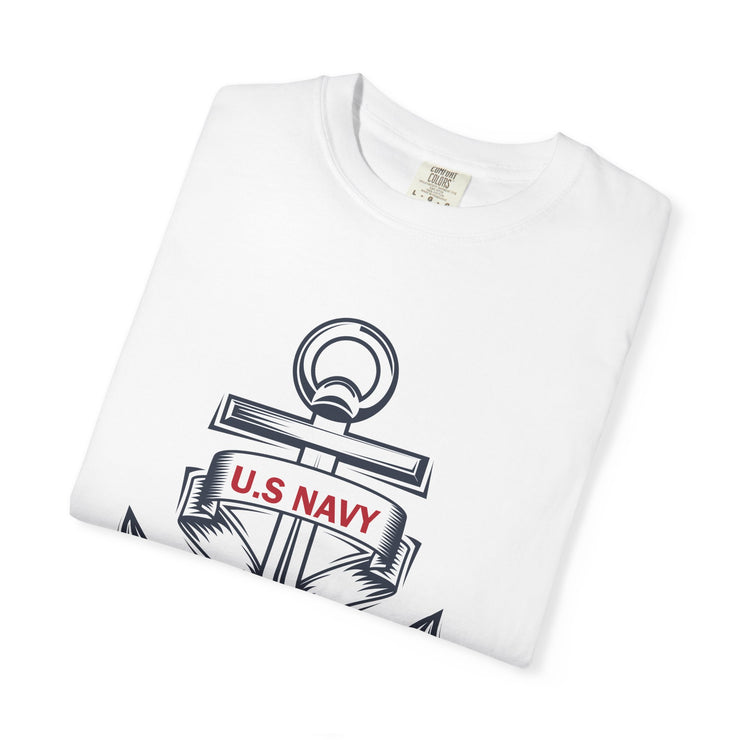 Unisex T-Shirt with U.S. Navy Anchor Design, Casual Tee, Maritime Gift, Sailor Apparel, Patriotic Wear, Summer Style