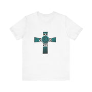 Stylish Religious Cross Tee, Unisex Trendy Shirt for Faith & Inspiration, Perfect Gift for Easter, Baptism, or Everyday Wear