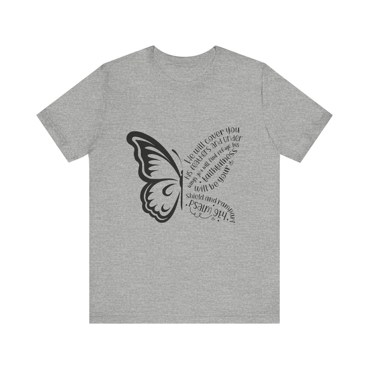 Inspirational Quote Tee, Motivational Shirt, Unisex Graphic T-Shirt, Gift for Her,Butterfly Love