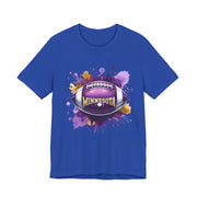 Minnesota Football Splash Tee, Unisex Short Sleeve, Sports Fan Shirt, Game Day Apparel, Football Design, Sports Design