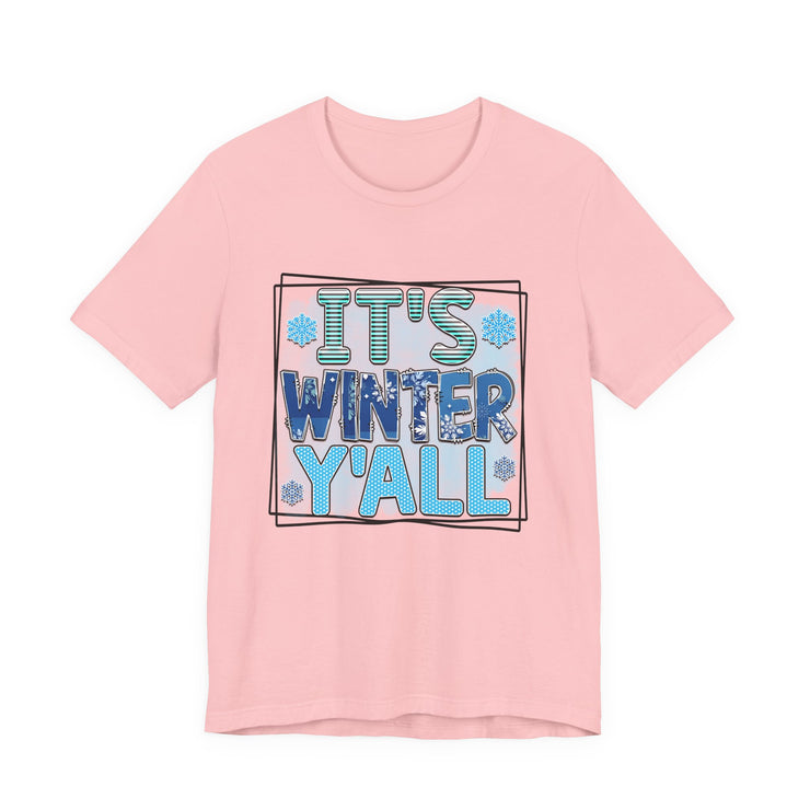 Winter Wonderland Unisex Tee, Cozy Winter Shirt, Holiday Gift for Friends, Seasonal Apparel, Cute Winter Graphic Tee