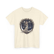 Moonlit Goddess Tee - Ethereal Cotton Shirt, Unisex T-Shirt, Celestial Graphic Tee, Bohemian Style Top, Vintage Art Apparel