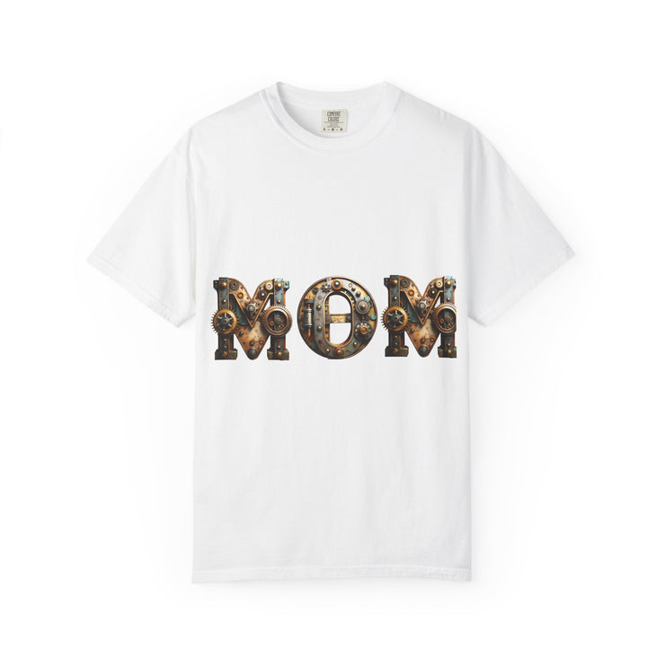 Mom Themed Unisex Garment-Dyed T-Shirt, Perfect for Mother's Day, Casual Wear, Gift for Moms, Family Gatherings, Everyday Comfort