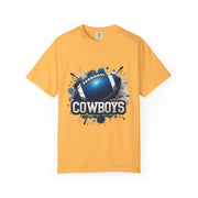 Unisex Sports T-Shirt with Cowboys Design, Football Tee, Game Day Apparel, Casual Wear, Gift for Football Fans, Sports Design