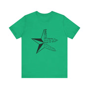 Inspirational Star Graphic Tee | Motivational Unisex Jersey Shirt, Casual Wear, Gift for Friends, Christian Design