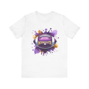 Minnesota Football Splash Tee, Unisex Short Sleeve, Sports Fan Shirt, Game Day Apparel, Football Design, Sports Design