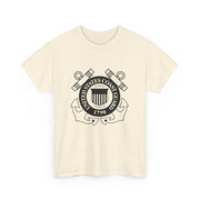 US Coast Guard Heavy Cotton Tee - Unisex, Apparel, Gift for Veterans, Nautical Spirit, Casual Wear, Summer Style