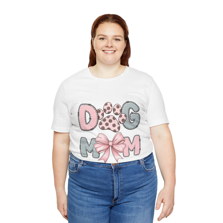 Dog Mom Tee, Cute Pet Lover Shirt, Gift for Dog Owners, Casual Dog Mom Wear, Animal Lover Clothing, Mothers Day