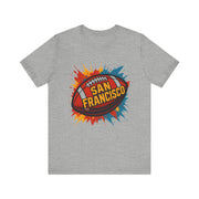 San Francisco Football Tee | Unisex Short Sleeve Shirt for Fans, Game Day Apparel, Sports Design, Casual Wear,