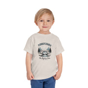 Pennsylvania Adventure Toddler Tee, Cute Kids Shirt, Gift for Little Explorers, Vacation Outfit, USA States Design