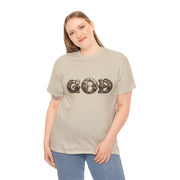 Unisex Heavy Cotton Tee, Inspirational Gift, Casual Wear, Street Style, Spiritual Apparel, Everyday Comfort