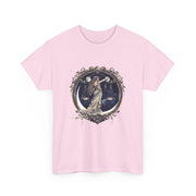 Moonlit Goddess Tee - Ethereal Cotton Shirt, Unisex T-Shirt, Celestial Graphic Tee, Bohemian Style Top, Vintage Art Apparel
