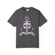 Unisex T-Shirt with U.S. Navy Anchor Design, Casual Tee, Maritime Gift, Sailor Apparel, Patriotic Wear, Summer Style