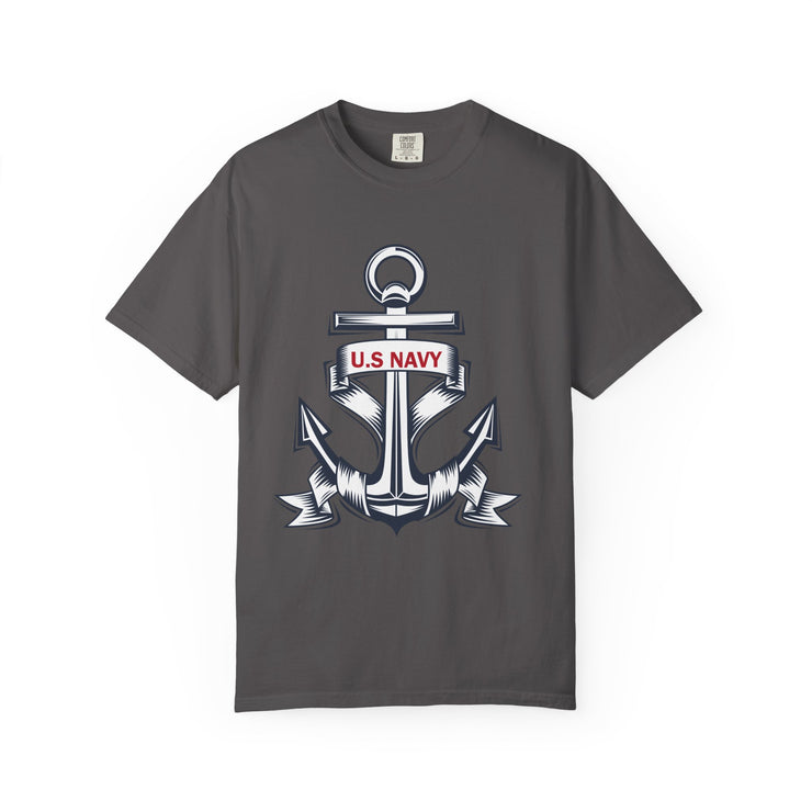 Unisex T-Shirt with U.S. Navy Anchor Design, Casual Tee, Maritime Gift, Sailor Apparel, Patriotic Wear, Summer Style