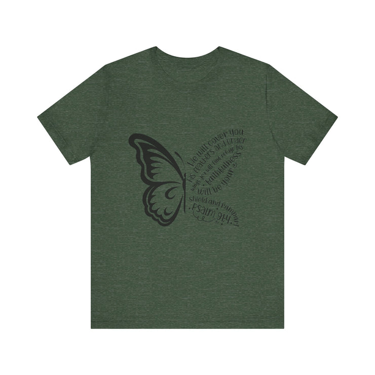 Inspirational Quote Tee, Motivational Shirt, Unisex Graphic T-Shirt, Gift for Her,Butterfly Love