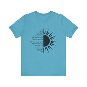 Inspirational Graphic Tee, Unisex T-Shirt, Motivational Quote Shirt, Faith-Based Apparel, Christian Design