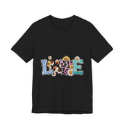 Love-Inspired Unisex Jersey Tee, Casual Wear, Gift for Her,  Sweetheart Gift, Summer Fashion, Festival Outfit