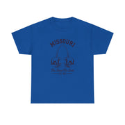 Missouri Bears Unisex Heavy Cotton Tee, Gift for Missouri Residents, State Pride Shirt, Casual Wear, Summer Tee, Vintage Style T-Shirt