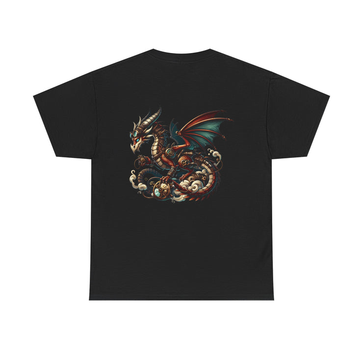 Dragon Graphic Tee, Unisex Cotton T-Shirt, Fantasy Shirt, Gift for Gamers, Cool Casual Wear, Dragon Lover Apparel