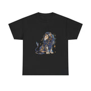 Majestic Lion Unisex Heavy Cotton Tee, Animal Lover Shirt, Eco-Friendly Gift, Casual Wear, Wildlife T-Shirt, Birthday Apparel