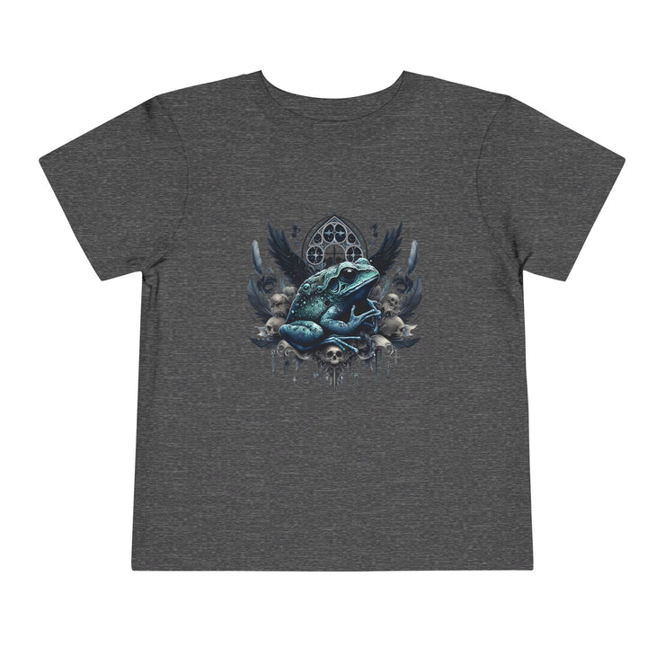 Toddler Short Sleeve Tee Featuring Unique Frog Design, Cute Kid's Top, Gift for Little Ones, Playful Graphic T-Shirt, Fun Nature Apparel