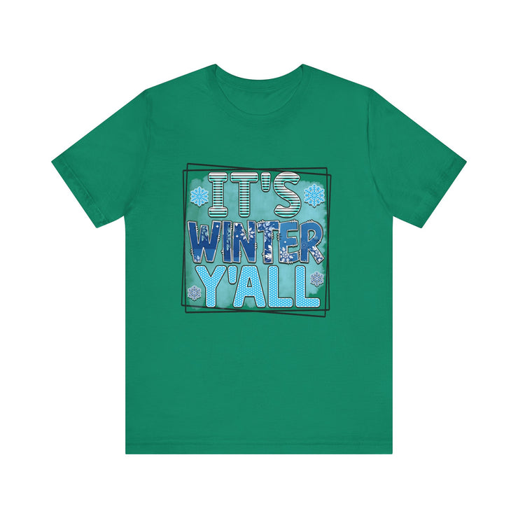 Winter Wonderland Unisex Tee, Cozy Winter Shirt, Holiday Gift for Friends, Seasonal Apparel, Cute Winter Graphic Tee