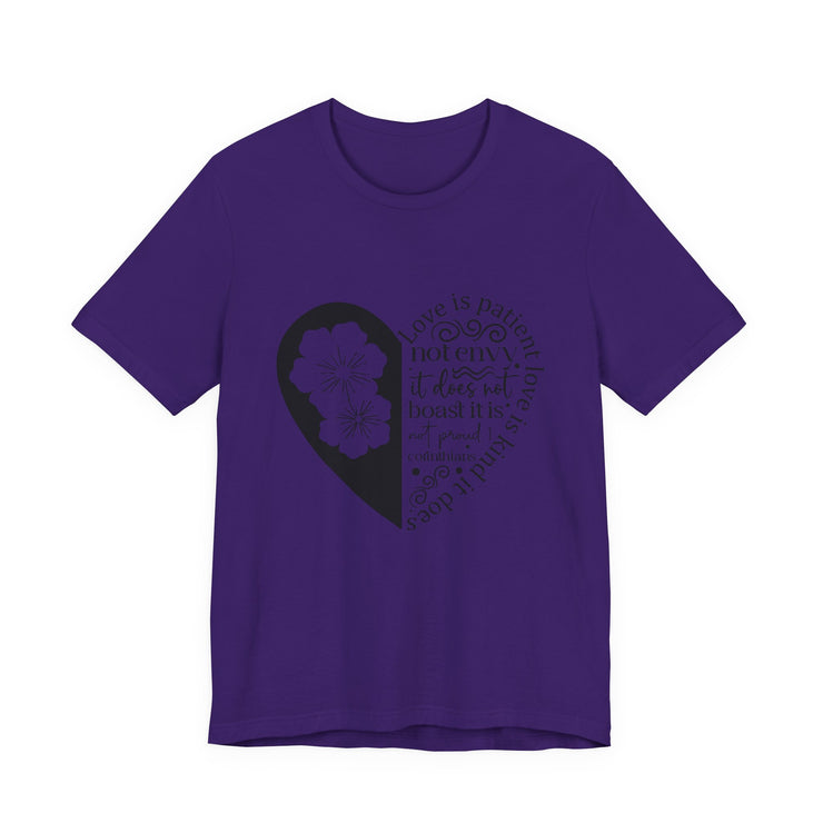 Heartfelt Love Quote Tee, Inspirational Unisex Shirt, Gifts for Her, Casual Outfit, Valentine/Anniversary Gift, Motivational Apparel