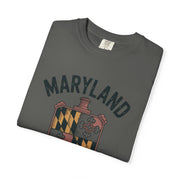 Maryland Pride Unisex Garment-Dyed T-shirt, Vintage Maryland Shirt, Maryland State Pride Tee, Gift for Marylanders, USA States Design