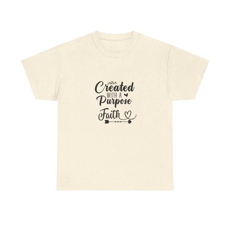Faith-Inspired Unisex Heavy Cotton Tee, Motivational Shirt, Gift for Believers, Spiritual Wear, Affirmation Clothing