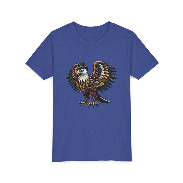 SKShirt Eagle Youth Tee - Unique Graphic Shirt, Bird Lover Gift, Nature-Themed Apparel, Fashion for Kids, Cool Kids' Clothing
