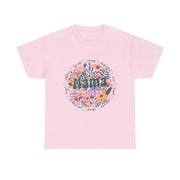 Floral 'Mama' Unisex Heavy Cotton Tee, Perfect for Mother's Day, Gifts for Mom, Birthday Apparel,