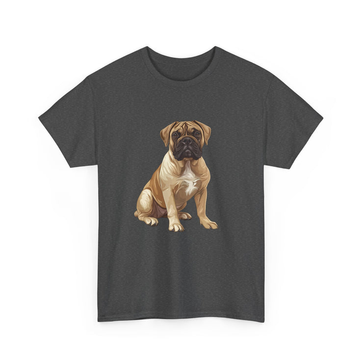 Cute Dog Lover Tee, Unisex Heavy Cotton Tee, Pet Owner Gift, Casual Dog Shirt, Dog-Themed Apparel, Everyday Wear