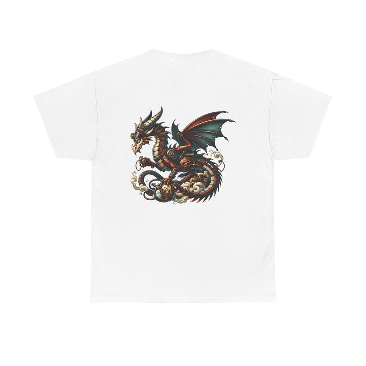 Dragon Graphic Tee, Unisex Cotton T-Shirt, Fantasy Shirt, Gift for Gamers, Cool Casual Wear, Dragon Lover Apparel